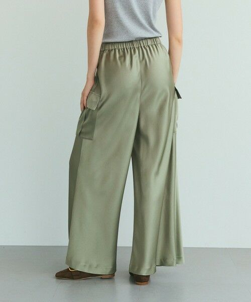 GRACE CONTINENTAL / グレースコンチネンタル その他パンツ | ダブルサテンイージーパンツ | 詳細12