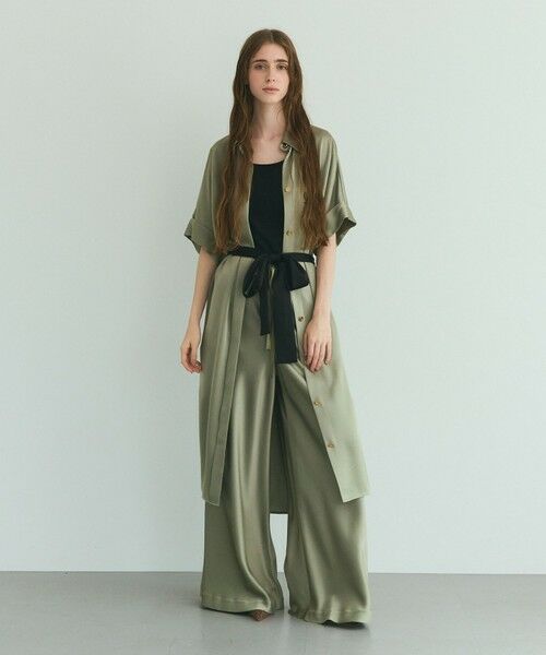 GRACE CONTINENTAL / グレースコンチネンタル その他パンツ | ダブルサテンイージーパンツ | 詳細13