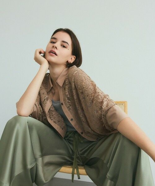 ダブルサテンイージーパンツ （その他パンツ）｜GRACE