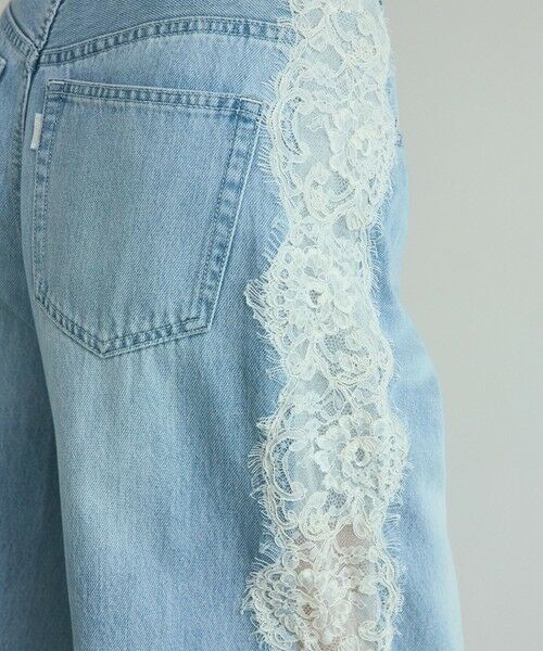 GRACE CONTINENTAL / グレースコンチネンタル デニムパンツ | サイドレースデニムパンツ | 詳細4