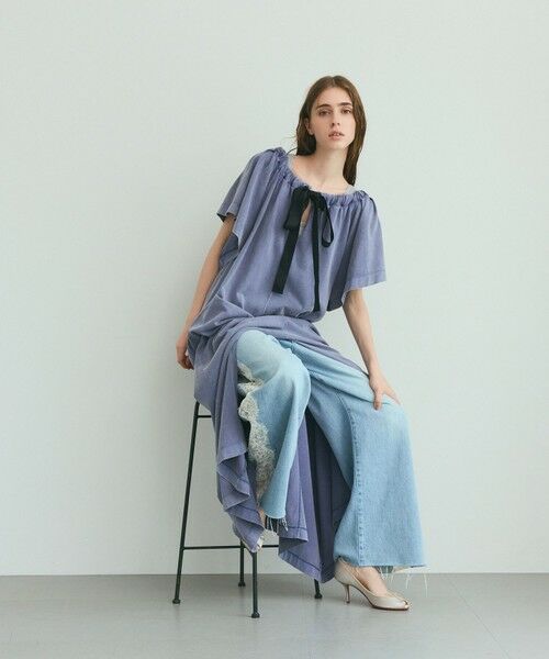 GRACE CONTINENTAL / グレースコンチネンタル デニムパンツ | サイドレースデニムパンツ | 詳細5