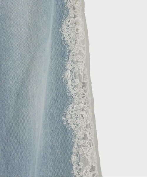 GRACE CONTINENTAL / グレースコンチネンタル デニムパンツ | サイドレースデニムパンツ | 詳細9