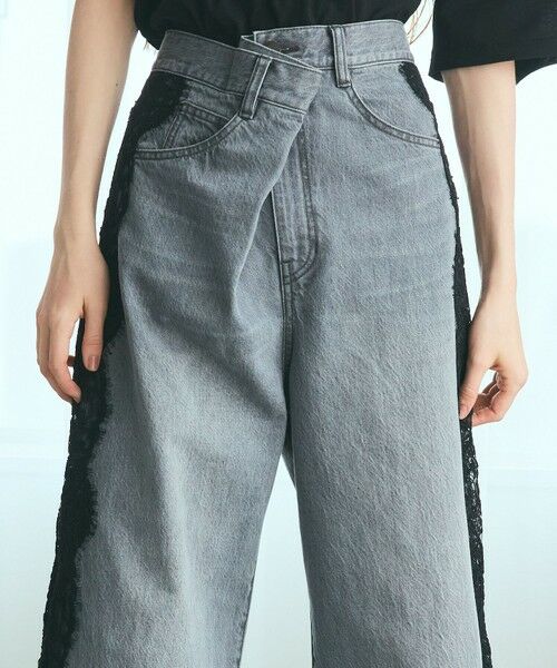 GRACE CONTINENTAL / グレースコンチネンタル デニムパンツ | サイドレースデニムパンツ | 詳細15