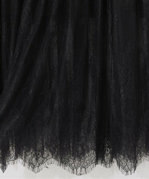 GRACE CONTINENTAL / グレースコンチネンタル ロング・マキシ丈スカート | レース切替ティアードスカート | 詳細15