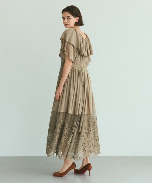 GRACE CONTINENTAL / グレースコンチネンタル ロング・マキシ丈ワンピース | ラッフルレース切替マキシ | 詳細8