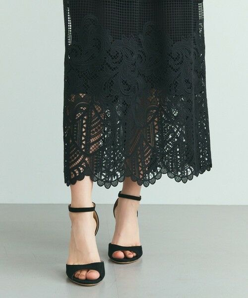 GRACE CONTINENTAL / グレースコンチネンタル ロング・マキシ丈ワンピース | ラッフルレース切替マキシ | 詳細19