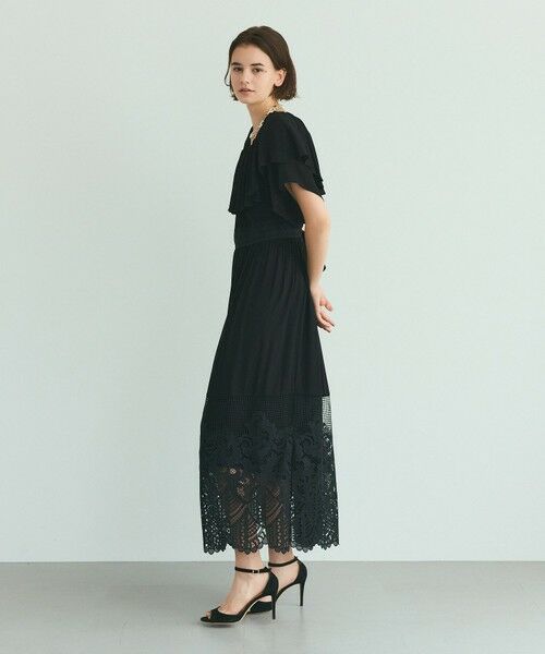 GRACE CONTINENTAL / グレースコンチネンタル ロング・マキシ丈ワンピース | ラッフルレース切替マキシ | 詳細16