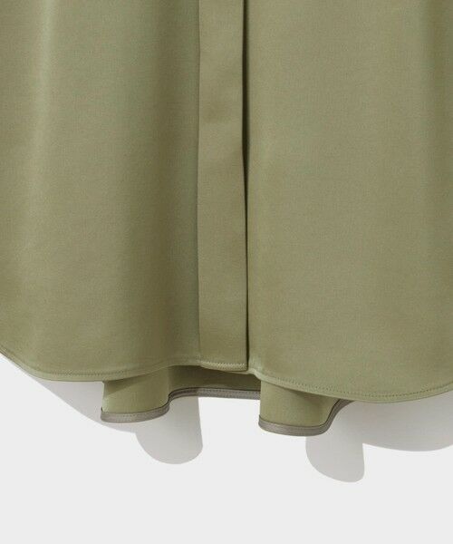 GRACE CONTINENTAL / グレースコンチネンタル ミニ丈・ひざ丈ワンピース | ダブルサテンシャツドレス | 詳細17