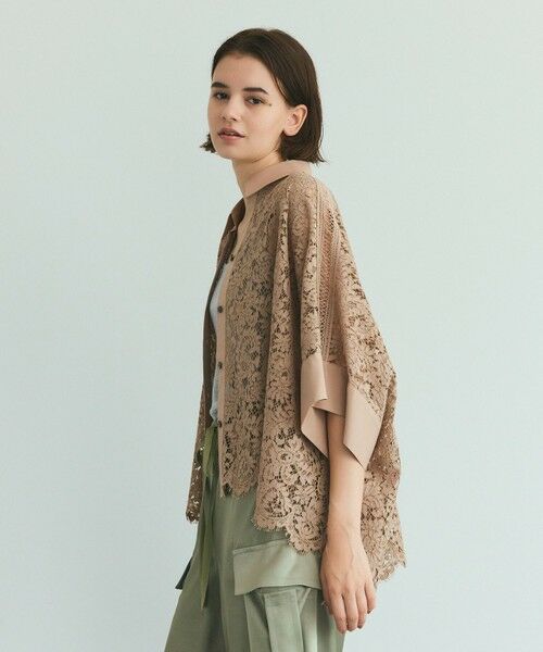GRACE CONTINENTAL / グレースコンチネンタル シャツ・ブラウス | レースポンチョシャツ | 詳細9