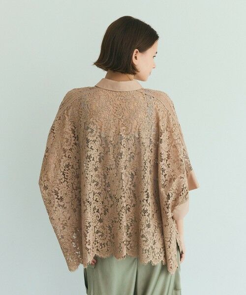 GRACE CONTINENTAL / グレースコンチネンタル シャツ・ブラウス | レースポンチョシャツ | 詳細10