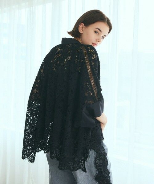 GRACE CONTINENTAL / グレースコンチネンタル シャツ・ブラウス | レースポンチョシャツ | 詳細17