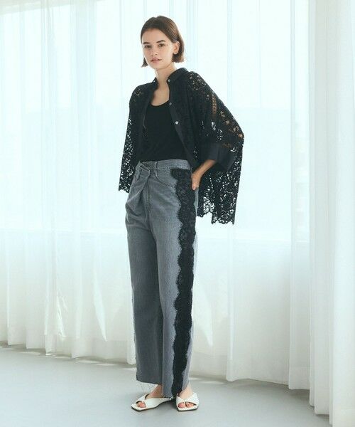 GRACE CONTINENTAL / グレースコンチネンタル シャツ・ブラウス | レースポンチョシャツ | 詳細14