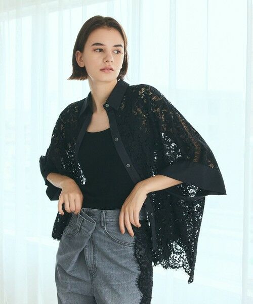 GRACE CONTINENTAL / グレースコンチネンタル シャツ・ブラウス | レースポンチョシャツ | 詳細16