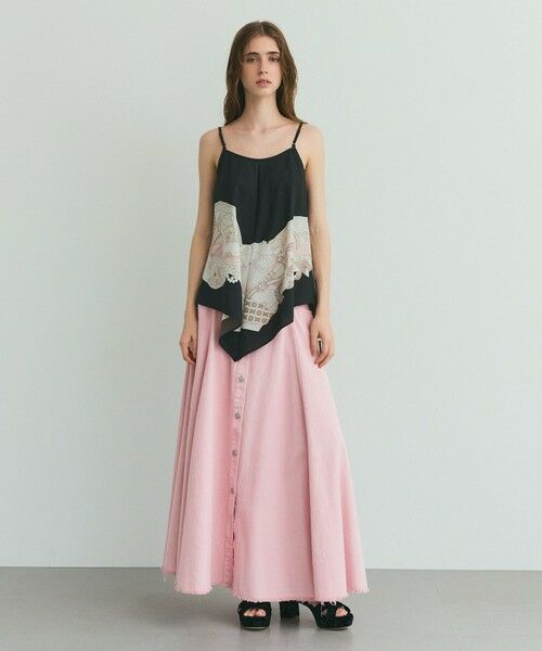 【美品】エムズグレーシー♡ベルスリーブ　チェック柄羽織　38 美品】エムズグレーシー♡ベルスリーブチェック柄羽織38