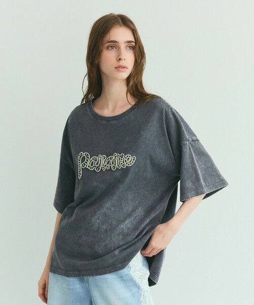 GRACE CONTINENTAL / グレースコンチネンタル カットソー | ピグメントTシャツ | 詳細1