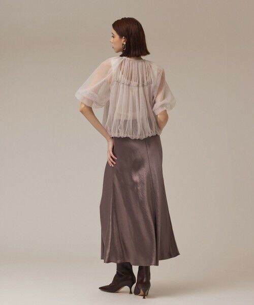 GRACE CONTINENTAL / グレースコンチネンタル ブルゾン | チュールシアーブルゾン | 詳細10