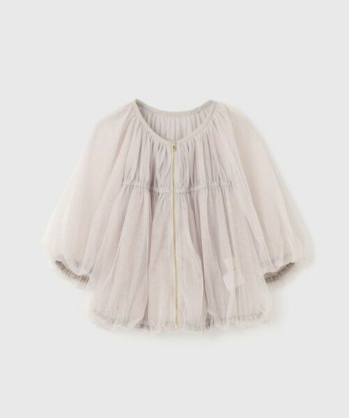 GRACE CONTINENTAL / グレースコンチネンタル ブルゾン | チュールシアーブルゾン | 詳細11