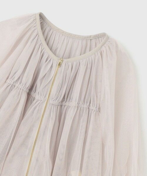 GRACE CONTINENTAL / グレースコンチネンタル ブルゾン | チュールシアーブルゾン | 詳細13