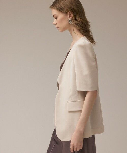 GRACE CONTINENTAL / グレースコンチネンタル ノーカラージャケット | パフスリーブジャケット | 詳細2