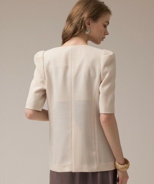 GRACE CONTINENTAL / グレースコンチネンタル ノーカラージャケット | パフスリーブジャケット | 詳細3