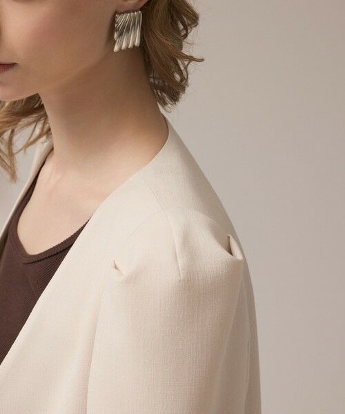 GRACE CONTINENTAL / グレースコンチネンタル ノーカラージャケット | パフスリーブジャケット | 詳細5