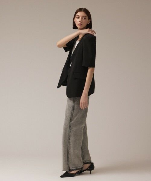 GRACE CONTINENTAL / グレースコンチネンタル ノーカラージャケット | パフスリーブジャケット | 詳細14