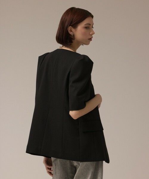 GRACE CONTINENTAL / グレースコンチネンタル ノーカラージャケット | パフスリーブジャケット | 詳細15