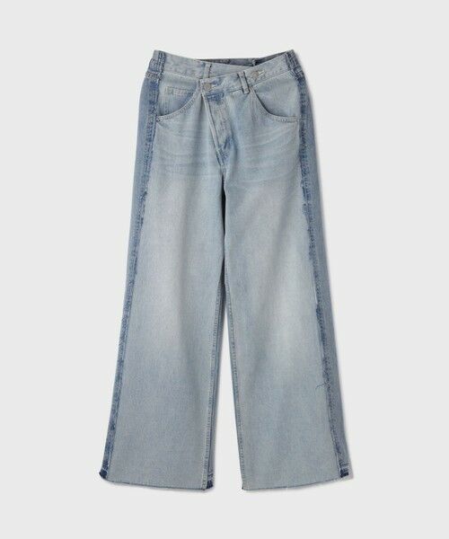 GRACE CONTINENTAL / グレースコンチネンタル デニムパンツ | リメイクストレートデニムパンツ | 詳細10