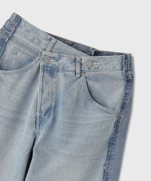 GRACE CONTINENTAL / グレースコンチネンタル デニムパンツ | リメイクストレートデニムパンツ | 詳細12