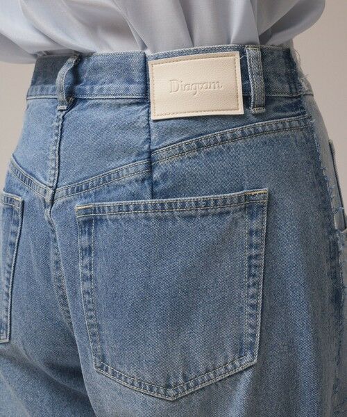 GRACE CONTINENTAL / グレースコンチネンタル デニムパンツ | リメイクストレートデニムパンツ | 詳細8