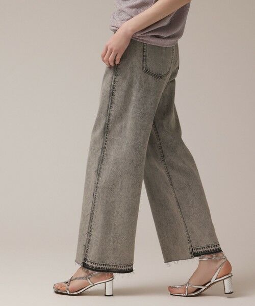 GRACE CONTINENTAL / グレースコンチネンタル デニムパンツ | リメイクストレートデニムパンツ | 詳細15