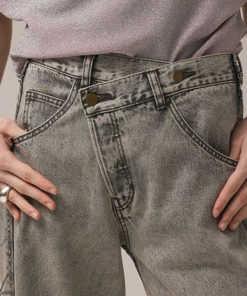 GRACE CONTINENTAL / グレースコンチネンタル デニムパンツ | リメイクストレートデニムパンツ | 詳細17
