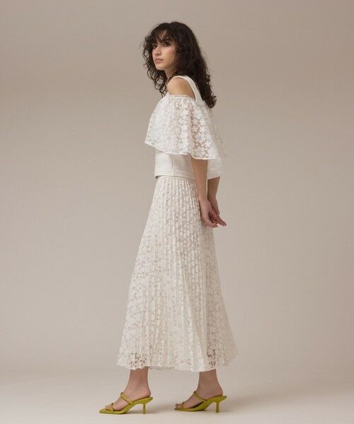 GRACE CONTINENTAL / グレースコンチネンタル ロング・マキシ丈スカート | レースプリーツスカート | 詳細10