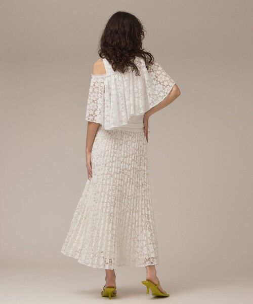 GRACE CONTINENTAL / グレースコンチネンタル ロング・マキシ丈スカート | レースプリーツスカート | 詳細11