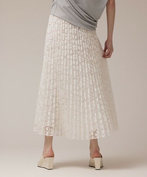 GRACE CONTINENTAL / グレースコンチネンタル ロング・マキシ丈スカート | レースプリーツスカート | 詳細5