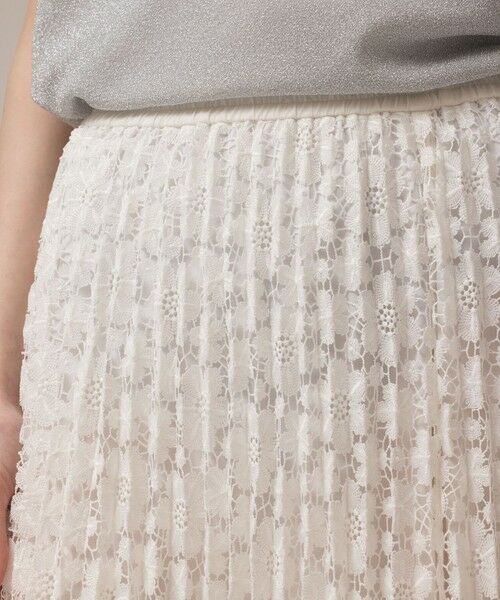 GRACE CONTINENTAL / グレースコンチネンタル ロング・マキシ丈スカート | レースプリーツスカート | 詳細6