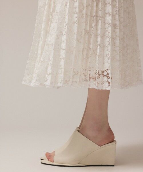 GRACE CONTINENTAL / グレースコンチネンタル ロング・マキシ丈スカート | レースプリーツスカート | 詳細7