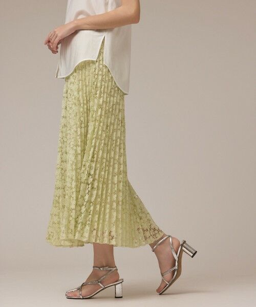 GRACE CONTINENTAL / グレースコンチネンタル ロング・マキシ丈スカート | レースプリーツスカート | 詳細17