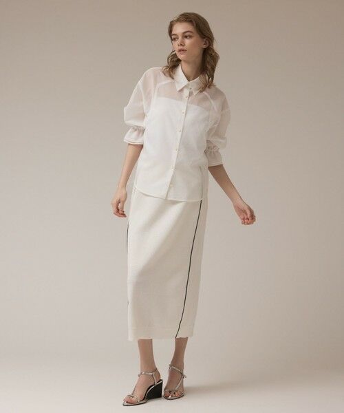 GRACE CONTINENTAL / グレースコンチネンタル ミニ・ひざ丈スカート | カノコニットスカート | 詳細1