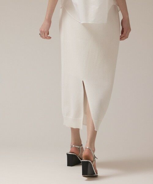 GRACE CONTINENTAL / グレースコンチネンタル ミニ・ひざ丈スカート | カノコニットスカート | 詳細6