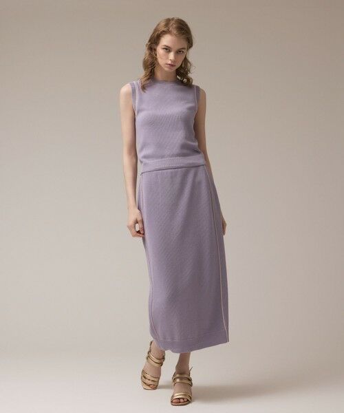 GRACE CONTINENTAL / グレースコンチネンタル ミニ・ひざ丈スカート | カノコニットスカート | 詳細8