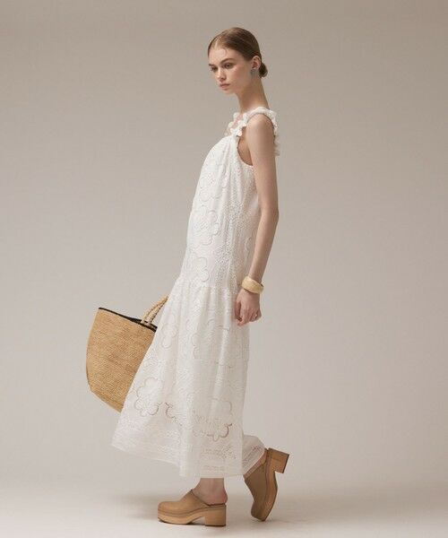 GRACE CONTINENTAL / グレースコンチネンタル ロング・マキシ丈ワンピース | カットワーク刺繍ワンピース | 詳細1