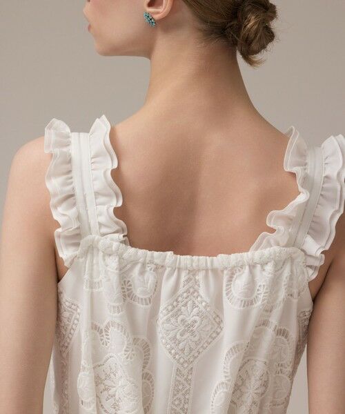 GRACE CONTINENTAL / グレースコンチネンタル ロング・マキシ丈ワンピース | カットワーク刺繍ワンピース | 詳細12