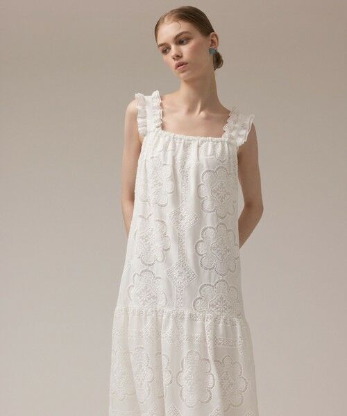 GRACE CONTINENTAL / グレースコンチネンタル ロング・マキシ丈ワンピース | カットワーク刺繍ワンピース | 詳細5