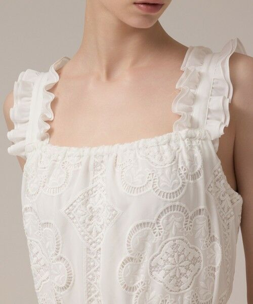 GRACE CONTINENTAL / グレースコンチネンタル ロング・マキシ丈ワンピース | カットワーク刺繍ワンピース | 詳細9