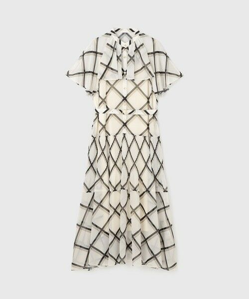 GRACE CONTINENTAL / グレースコンチネンタル ロング・マキシ丈ワンピース | チェックプリントプリーツワンピース | 詳細12
