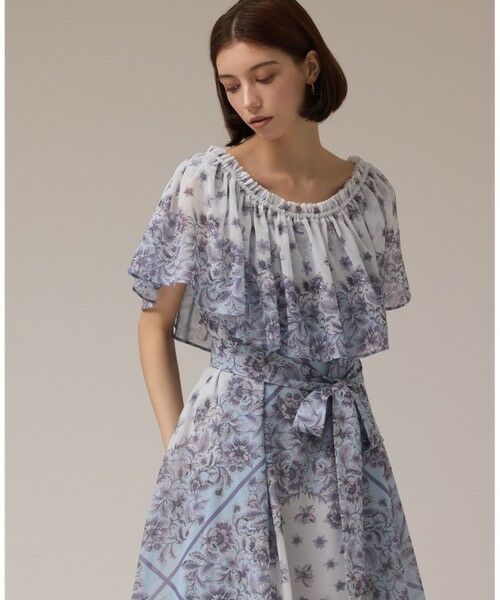 GRACE CONTINENTAL / グレースコンチネンタル ロング・マキシ丈ワンピース | マルチWAYシフォンワンピース | 詳細2