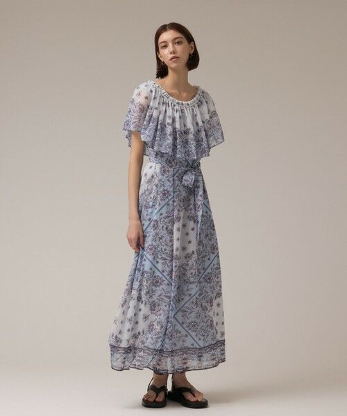 GRACE CONTINENTAL / グレースコンチネンタル ロング・マキシ丈ワンピース | マルチWAYシフォンワンピース | 詳細6