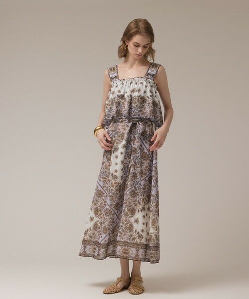 GRACE CONTINENTAL / グレースコンチネンタル ロング・マキシ丈ワンピース | マルチWAYシフォンワンピース | 詳細22