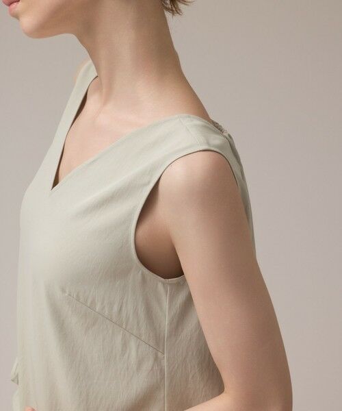 GRACE CONTINENTAL / グレースコンチネンタル ロング・マキシ丈ワンピース | サイドフリルタフタワンピース | 詳細10